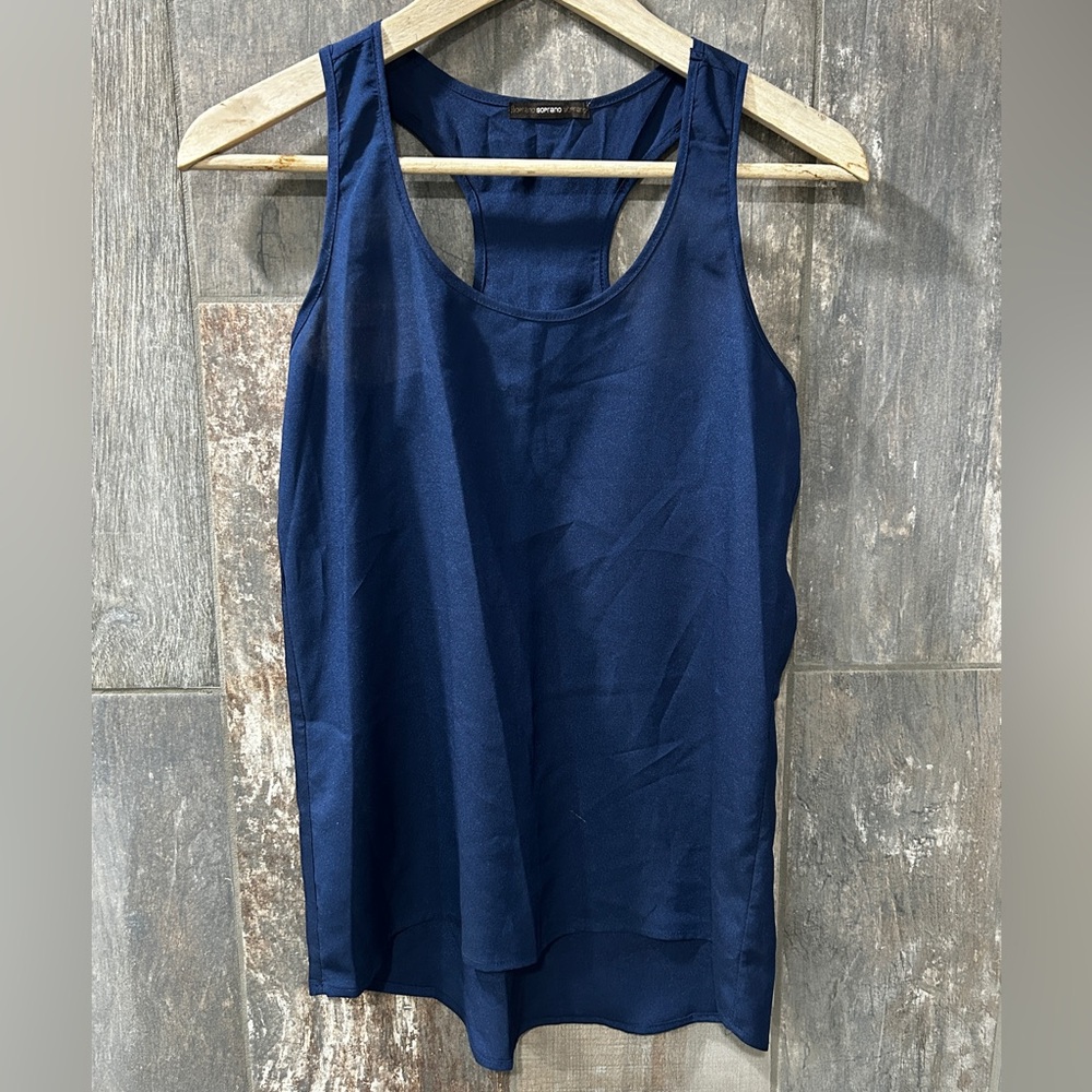 Soprano Navy Racerback Tank Top